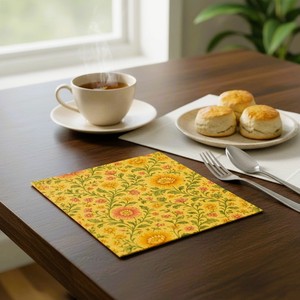 Servilletas de Mesa Premium con Diseño Floral, Servilletas de Tela para Eventos en el Hogar, Hoteles y Restaurantes, Proveedor al por Mayor, Fabricante y Exportador de India - Product Image 2