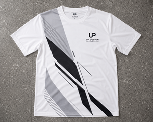 Custom Sublimation White <b>Polyester</b> T <b>Shirt</b> Quick Dry Crew Neck Sports Training Running Gym Wear Athletic Tee OEM ODM - Product Image 5
