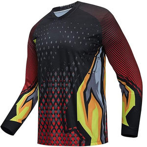 Jersey de Motocross Personalizado, Transpirable, de Secado Rápido, para Motociclismo MX, Downhill, Ciclismo, Deportivo, de Poliéster/Nailon, Unisex - Product Image 5