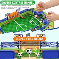 Table de baby-foot portable mini, jeu de société interactif de football pour enfants, idéal pour les fêtes en famille et les salles de jeux intérieures