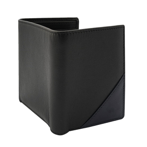 Portefeuille fin en cuir véritable personnalisé fait main avec fermeture éclair et doublure en PVC imperméable – Court, pour homme et femme - Product Image 3