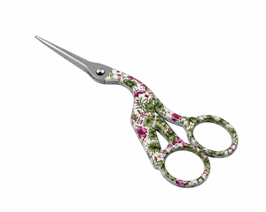 Ciseaux à broder vintage à motif floral, 4,5 pouces, en acier inoxydable, pointe aiguisée, pour travaux d'aiguille, couture, artisanat, OEM, DIY - Product Image 6