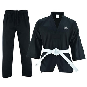 Uniforme de Taekwondo de Primera Calidad para Entrenamiento de Artes Marciales, Dobok para Hombres Adultos, Transpirable, de Secado Rápido, Ligero, de Poliéster/Algodón - Product Image 1