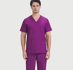 Tenues médicales en pur coton pour cliniques dentaires et chirurgicales, vêtements de travail spéciaux, tenues de lavage des mains, pour femmes et hommes - Product Image 4