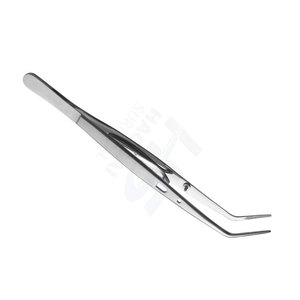 Stainless Steel Wholesale <b>Cheap</b> Price Perry Tweezers Manual Dental Dressing Cotton Holding Surgical Tool Laboratory Tweezers - Product Image 3