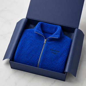 <b>Men's</b> <b>Sherpa</b> <b>Jacket</b> High Quality Soft Fleece Winter Outerwear Comfortable Casual <b>Jacket</b> with Personalized Branding Factory - Product Image 4
