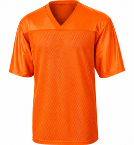 Camiseta de Fútbol Americano Negra de Alta Calidad, Personalizable con Logotipo y Nombre del Equipo, Transpirable, 100% Poliéster, Unisex para Adultos - Product Image 5