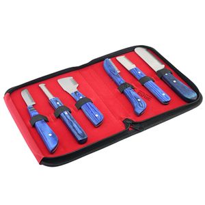 6pcs Pet Grooming <b>Knife</b> <b>Set</b> Stainless Steel Dog Cat Hair Removal Tools for Coat Stripping Deshedding and Professional Salon Use - Product Image 1