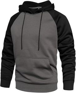 Sudadera con Capucha para Adulto, Gris Marino, con Ribete en Contraste, de Algodón, Informal, para Todas las Temporadas, Uso Promocional, con Bolsillos Tipo Canguro - Product Image 2
