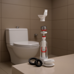 Meccanismo di scarico universale Criscolor per WC con pulsante interruttibile per il risparmio idrico - Product Image 3