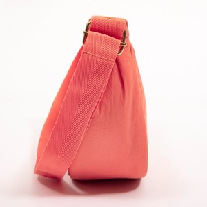 Sac bandoulière léger en forme de boulette orange pâle, sac à bandoulière réglable de couleur unie - Product Image 4