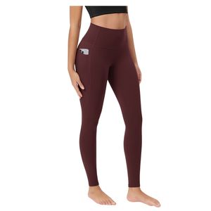 Women High Compression Workout Yoga Leggings Stretch Gym Training Running Fitness <b>Athletic</b> Activewear Pants With Side Pocket - Product Image 4