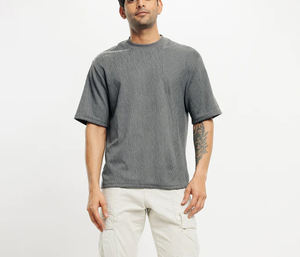 Camisetas de Gran Tamaño para Hombre, 100% Algodón de Alta Calidad, con Estampado Gráfico, Logotipo Personalizado en 3D, Secado Rápido, Transpirables, para Verano - Product Image 4