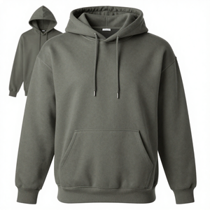 Nouveau Sweat à Capuche Homme Hiver Personnalisé, Élégant, Brodé, Imprimé, Délavé, avec Strass, Fermeture Éclair Intégrale, Respirant, 100% Coton, Coupe Ample - Product Image 2