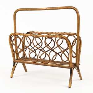 Accesorios de oficina y hogar, soportes de ratán para periódicos, revistas y folletos. - Product Image 5