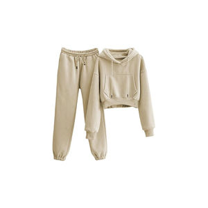 Survêtement d'hiver pour femmes à faible MOQ, couleur unie, respirant et écologique, fabriqué au Pakistan pour adultes - Product Image 3