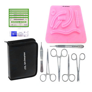 Kit de Entrenamiento de Sutura para Estudiantes y Profesionales, Set de Práctica de Sutura Quirúrgica Multiusos con Instrumentos Médicos Realistas - Product Image 1
