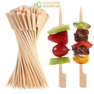 Brochettes en bambou bio premium – Bâtonnets écologiques pour barbecue et aliments, sans éclats, résistants aux hautes températures - Product Image 4