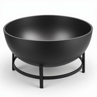 Brasero de jardin moderne en métal Royal Ember, conçu pour des rassemblements élégants en plein air, offrant chaleur et une ambiance sophistiquée dans les aménagements paysagers.
