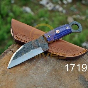 Couteau de chasse et de camping à lame fixe en acier au carbone, avec manche en bois, étui en cuir pour survie en extérieur, personnalisable OEM - Vente chaude - Product Image 5