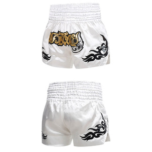 Proveedor de Pantalones Cortos de Muay Thai al por Mayor, Pantalones Cortos Tailandeses de Satén Personalizados, Cintura Alta, Fábrica de Exportación OEM - Product Image 1