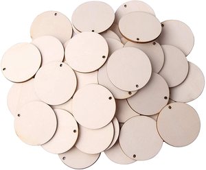 Cutouts Wooden Cutout for Craft <b>Pine</b> Wood Unfinished Tags for Key Chain Crafts Xmas Decorations Painting <b>Resin</b> - Product Image 6