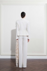 Wholesale Clothing <b>Blazer</b> <b>Set</b> For Women ELISE FIT <b>BLAZER</b> SAND JACQUARD Notched Collar New Top Elegant <b>Blazer</b> <b>Set</b> For Women - Product Image 6