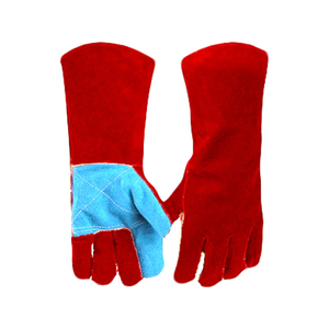 Gants de soudage en cuir durables, protection de sécurité, résistance à la chaleur, imperméables, antidérapants, sans silicone, sans poudre, personnalisables - Product Image 4