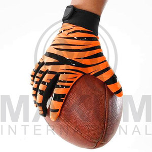 Guantes de Fútbol Americano de Alta Calidad Ultra-Agarraderos para Jóvenes y Adultos, de Cuero Transpirable con Logotipo Impreso - Product Image 5