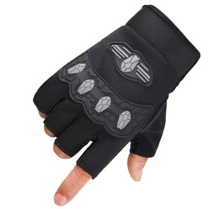 <b>Half</b> Finger Gym Workout Gloves Weightlifting Fitness Training Gloves Shock Absorption Anti <b>Slip</b> Grip OEM - Product Image 6