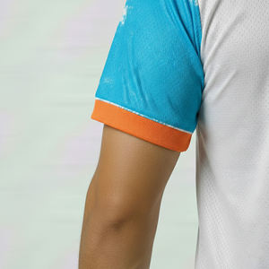 Maillots de football à manches courtes rayés respirants personnalisés pour hommes, taille plus, ensemble uniforme de football d'été - Product Image 4