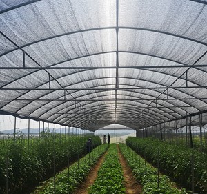 Green Agro <b>Mesh</b> <b>Plastic</b> Net Shade Net Tunnel Cover for Greenhouse Vegetable Garden Crop Protection - Product Image 6
