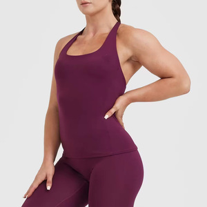 Custom Printed Womens Fitness Tank <b>Tops</b> Gym Tanks Moisture Wicking Fabric for US Gym Brands Bulk Production - Product Image 2