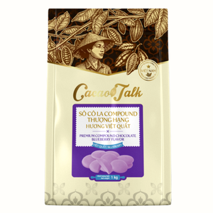 Bulk Sale Retail & Manufacture OEM/ODM HALAL Blueberry <b>Chocolate</b> Compound Button Cocoa Use Bakery Ingredient Ship Direct Global - Product Image 1