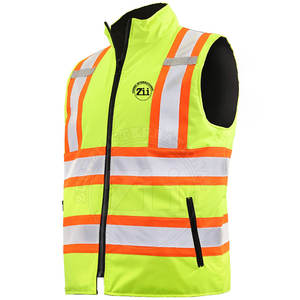 Best Selling Durable <b>Material</b> Safety Hi-Vis <b>Reflective</b> Body Warmer Quality Made Work Clothing Safety <b>Reflective</b> Body Warmer - Product Image 4