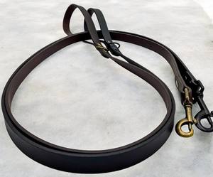 Correa para Perro de Cuero de Grano Completo Hecha a Mano, Duradera y Elegante, Accesorio para Pasear de 4 y 5 pies - Product Image 2