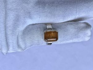 แหวนเงิน 925 ประดับด้วยพลอยโทแพซทรงแปดเหลี่ยมแบบอิมพีเรียล - Product Image 6