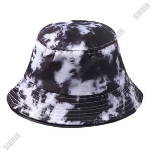 SIBRIN Custom Logo Pink Tie-Dye Bucket Hats Unisex Cotton <b>Caps</b> Streetwear Skateboard Outdoor <b>Caps</b> <b>Summer</b> Sports Bucket <b>Caps</b> - Product Image 4