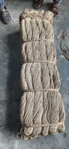 Fil de jute 100 % naturel, écologique, brut, 10 LBS/2PLY, aspect chanvre naturel, teint, texturé, pour le tissage textile et l'artisanat - Product Image 5