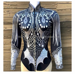 Dernière mode légère équitation spectacle confort respirant vêtements équestres ajusté spectacle cheval veste - Product Image 3