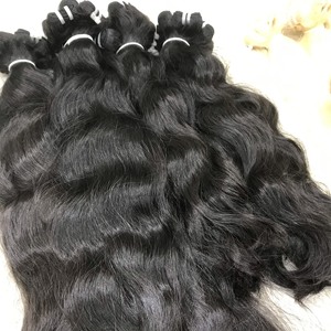 Tissage humain vierge Remy de haute qualité du fabricant vietnamien OEM Machine Double trame toutes couleurs Textures ondulées Hot Trend Bundle - Product Image 6