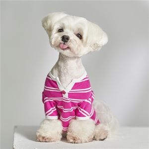 Ropa a rayas esencial para perros con logotipo personalizable ODM OEM para Europa - Product Image 4