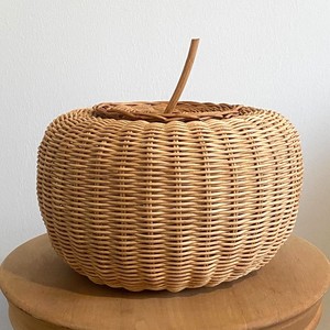 Panier à fruits avec couvercle, décoration de chambre pour filles et garçons, paniers en rotin durables - Product Image 4