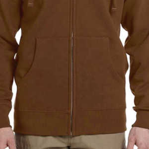 OEM Wholesale Custom Logo Embroidered <b>Zip</b> Hoodie 60% Cotton 40% Polyester Thick Fleece Long Sleeve <b>Full</b> <b>Zip</b> <b>Sweatshirt</b> - Product Image 3