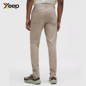 ออกแบบโลโก้ XEEP ตามสั่ง XC-MT-17 กางเกงขายาวผู้ชายทรงตรง สไตล์ลำลอง เอวสูง น้ำหนักเบา แห้งเร็ว ระบายอากาศได้ดี คุณภาพสูง - Product Image 2