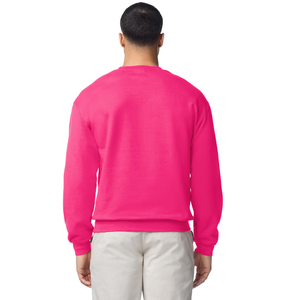 Sudadera de cuello redondo para hombre, de forro polar Heliconia, informal, cálida, de mezcla de algodón, lisa, con logotipo personalizado, al por mayor - Product Image 3
