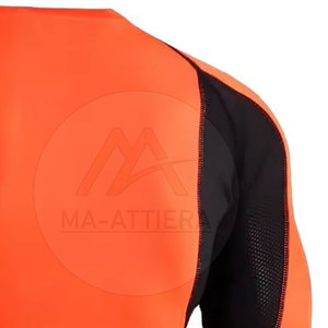 Athletic Men Compression <b>Shirts</b> Long Sleeve <b>Moisture</b> <b>Wicking</b> Regular Fit Gym Running Fitness Performance Sportswear Solid - Product Image 5