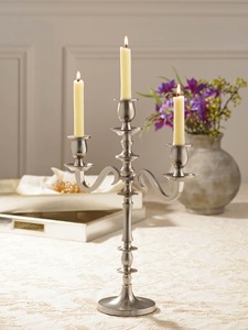 Porte-bougie en laiton, ornement métallique pour dîner aux chandelles de Noël, porte-bougie en métal pour mariage - Product Image 5