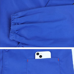 Batas de Laboratorio Médicas con Logotipo Personalizado, Batas de Laboratorio de Algodón de Alta Calidad, Uniforme de Doctor, Fabricante Mayorista, OEM, Etiqueta Privada - Product Image 4