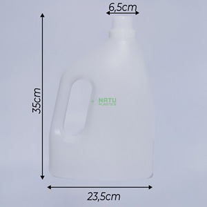 Bidón de Plástico HDPE Personalizado Natu Plastics CN-4L de 4L con Etiqueta para Gasolina, Aceite de Motor y Lubricante, con Tapa de Rosca - Product Image 5